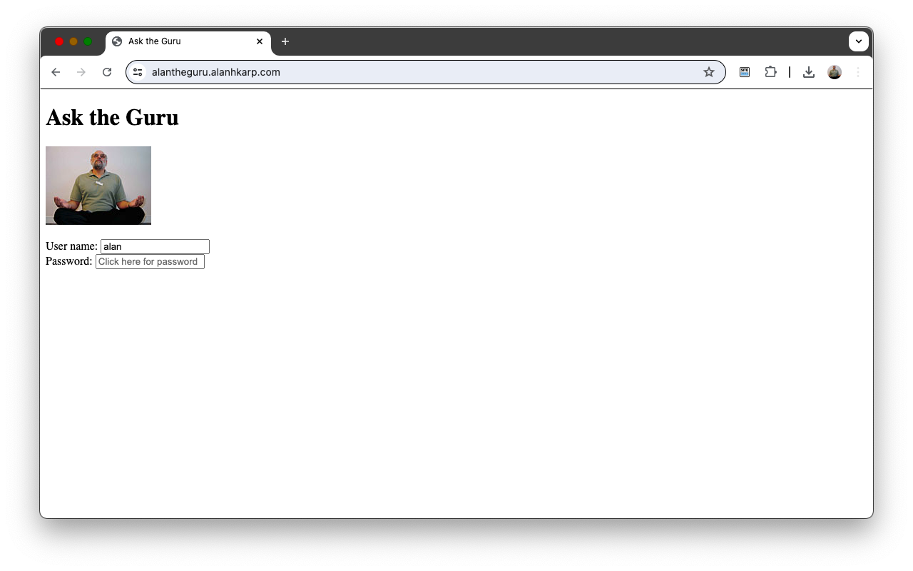Figure 2: SitePassword User Interface